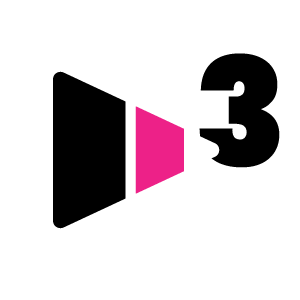 number-three-black-pink